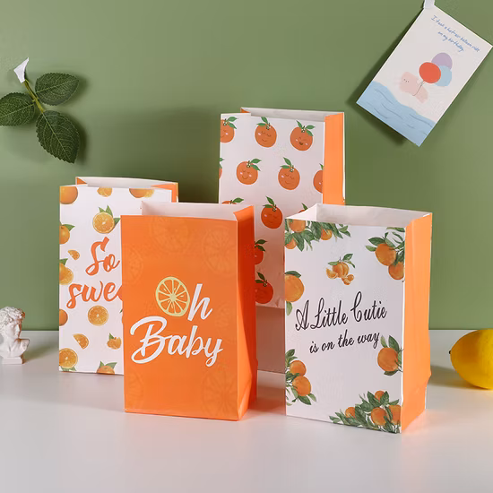 環境に優しい耐油ワックス紙製ポテトチップスナック用ポーチ